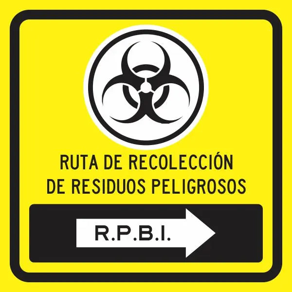 RPBI (Residuos Peligrosos Biológico-Infecciosos) Simbologic