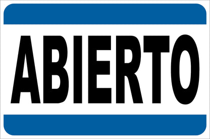 ABIERTO CERRADO Simbologic