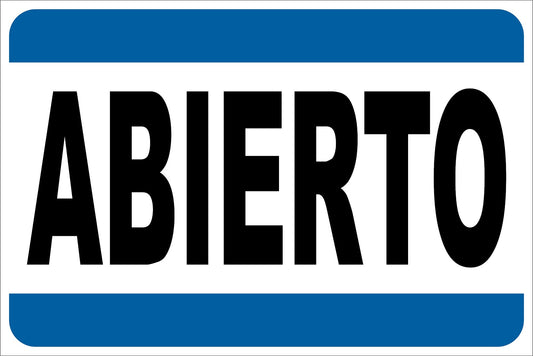 ABIERTO CERRADO Simbologic