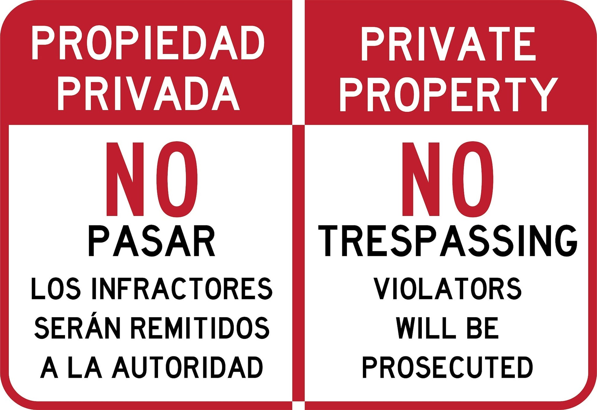 Propiedad Privada No Pase 4 Simbologic