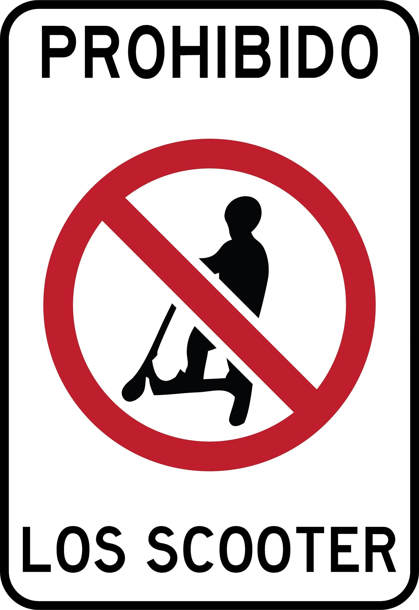 Prohibido Los Scooter Simbologic