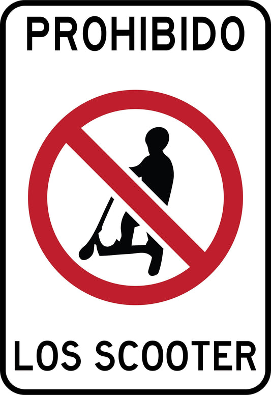 Prohibido Los Scooter Simbologic