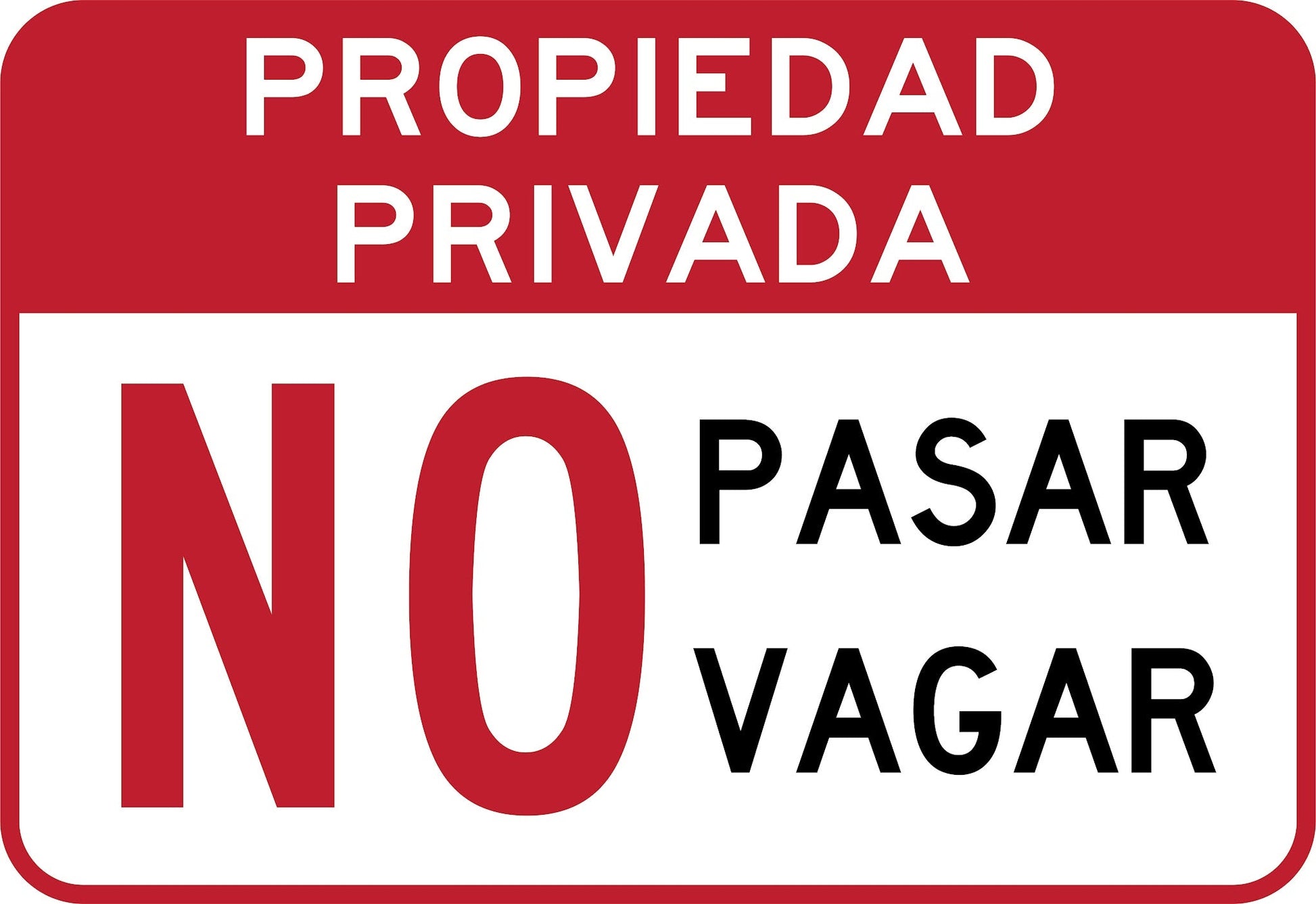 Propiedad Privada No Pase 3 Simbologic