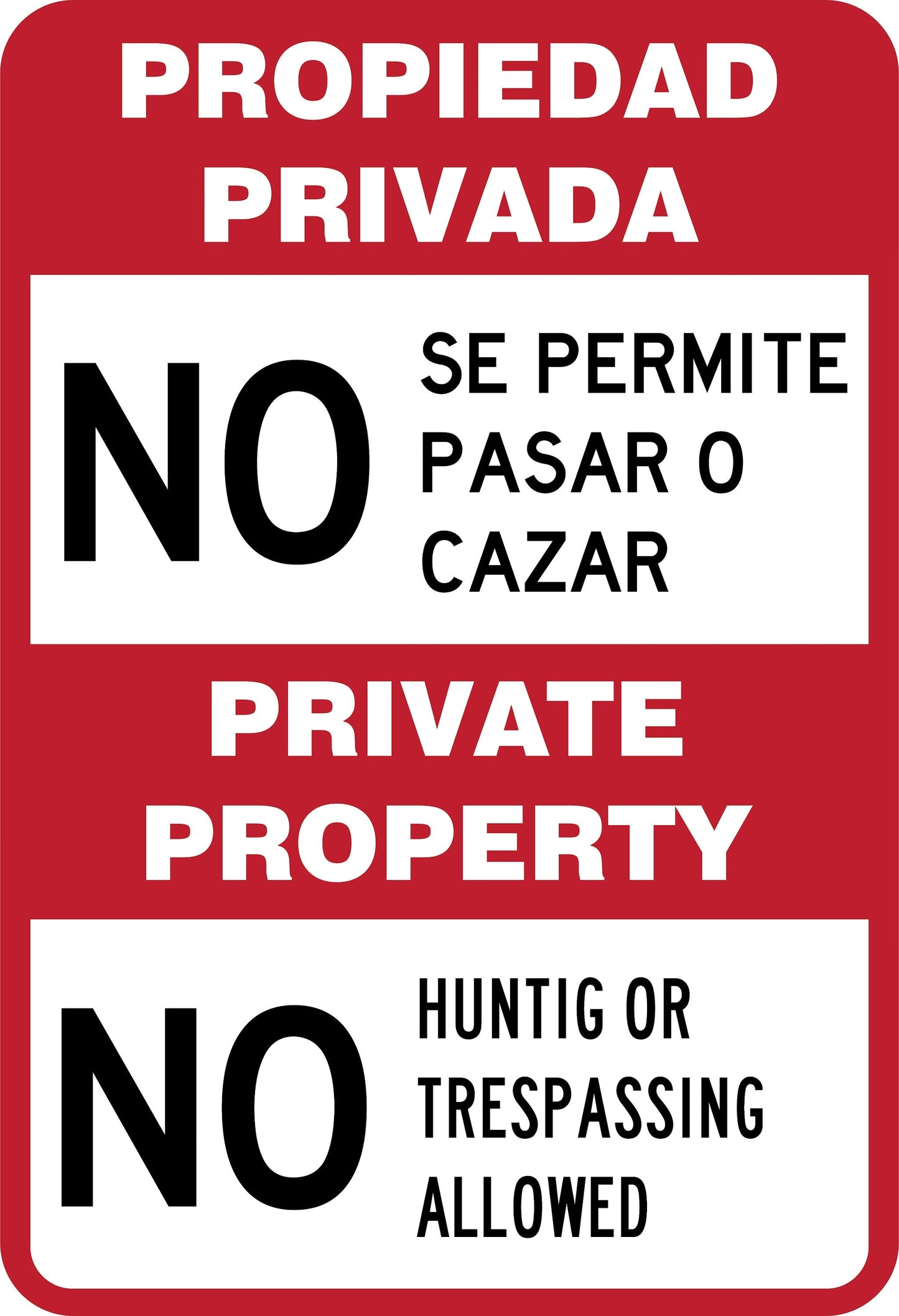 Propiedad Privada No Pase 4B Simbologic