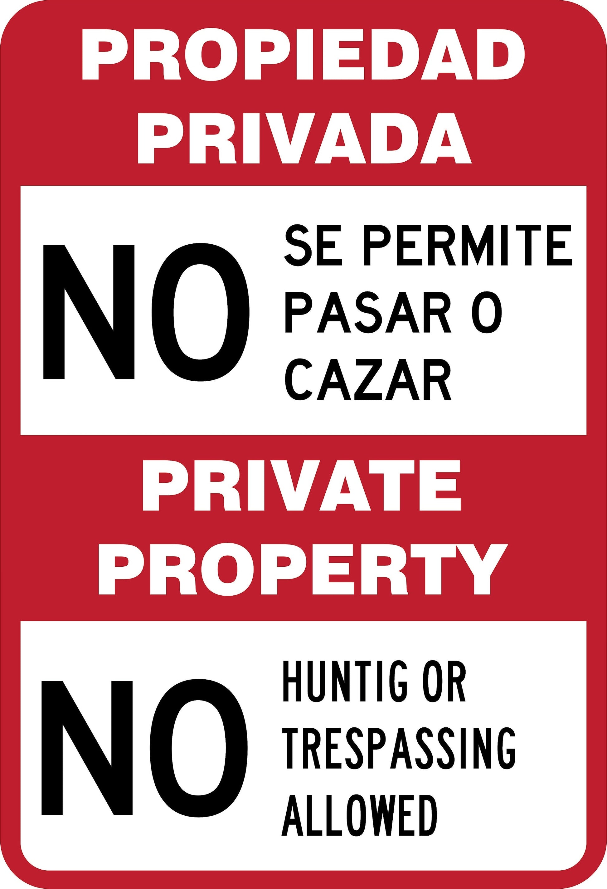Propiedad Privada No Pase 4B Simbologic