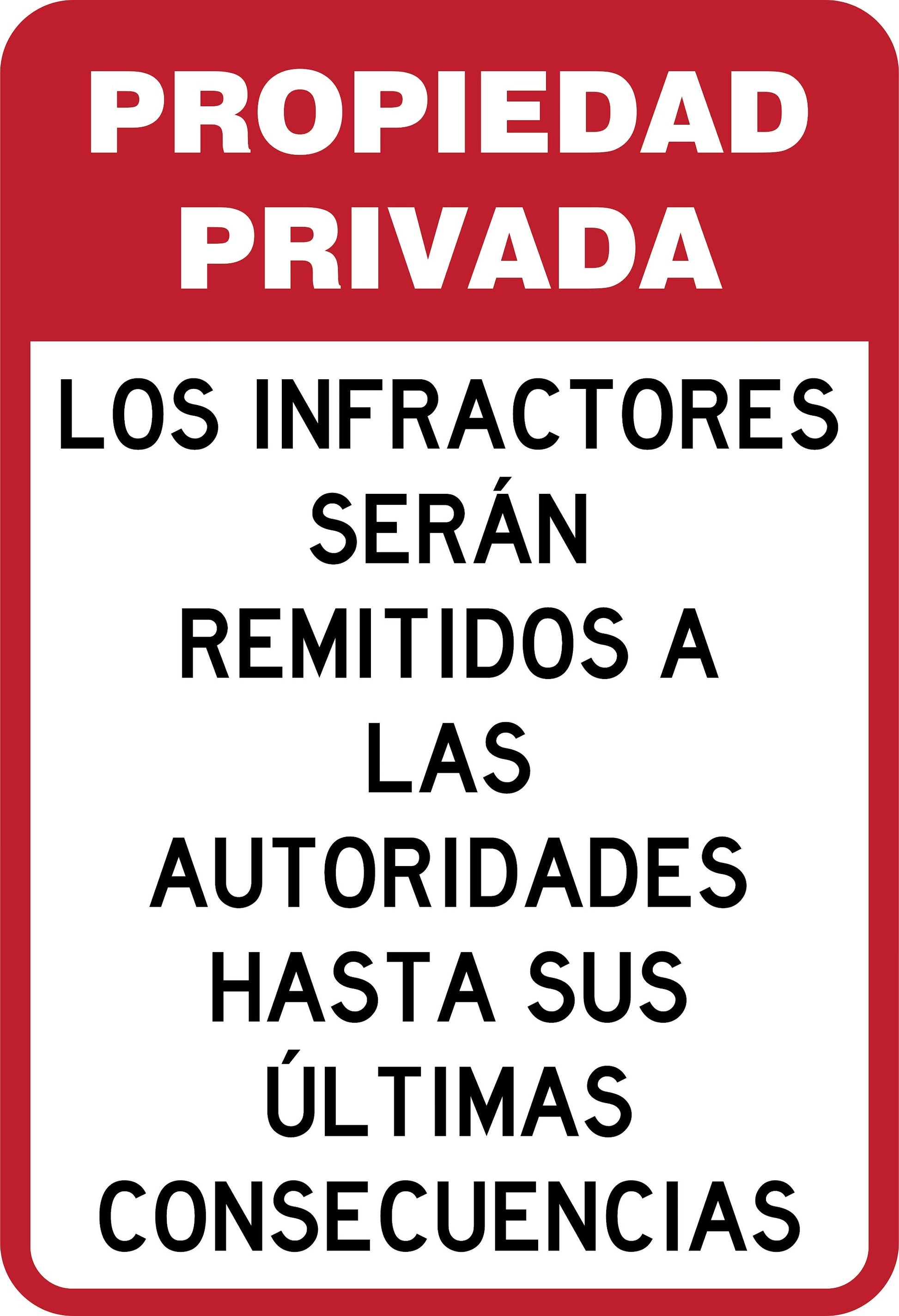 Propiedad Privada Los Infractores Simbologic
