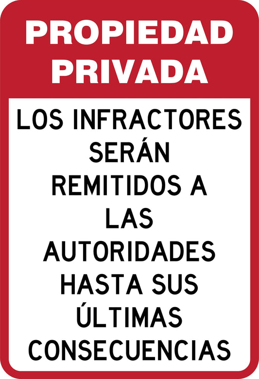 Propiedad Privada Los Infractores Simbologic