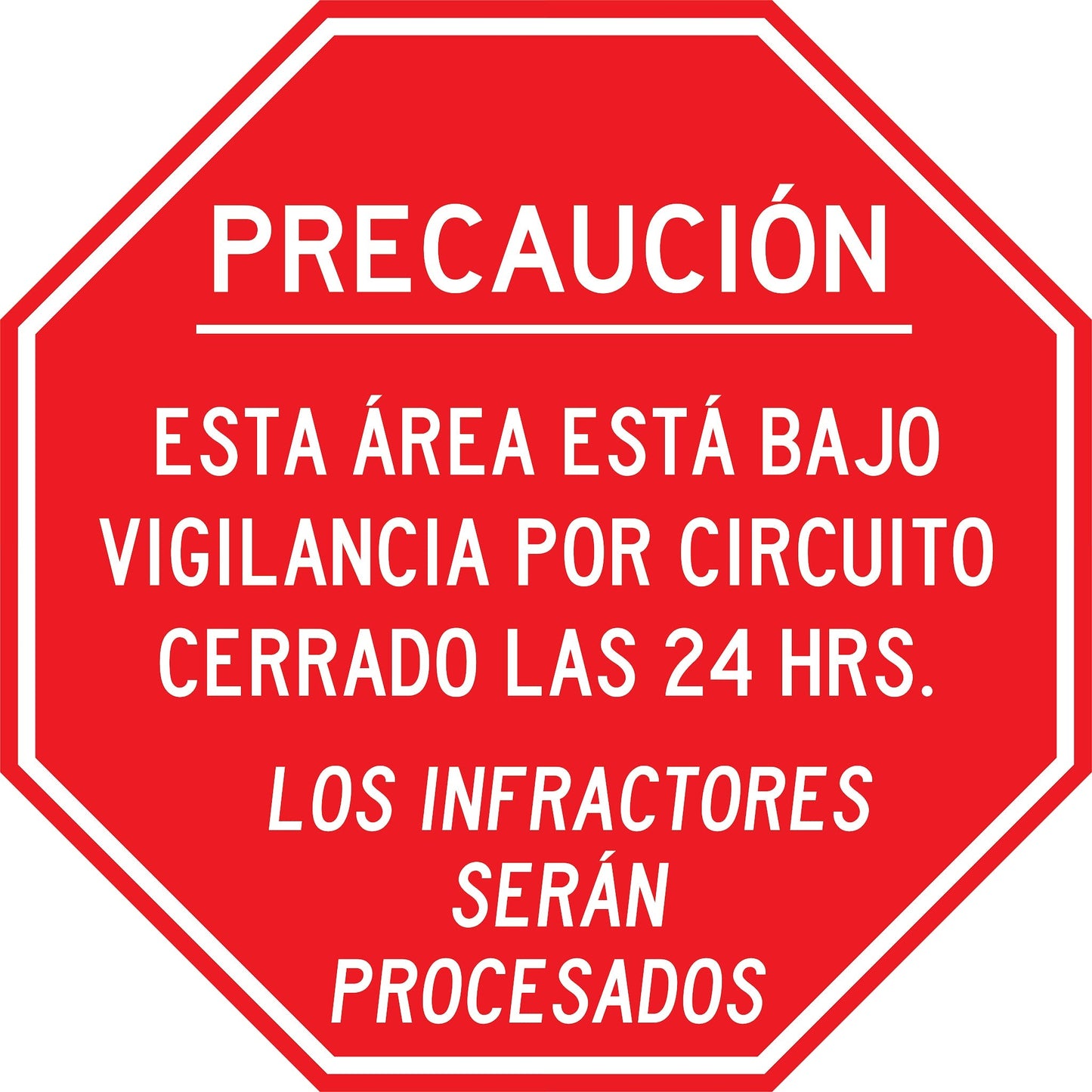 Precaución Esta Área Esta Bajo Simbologic