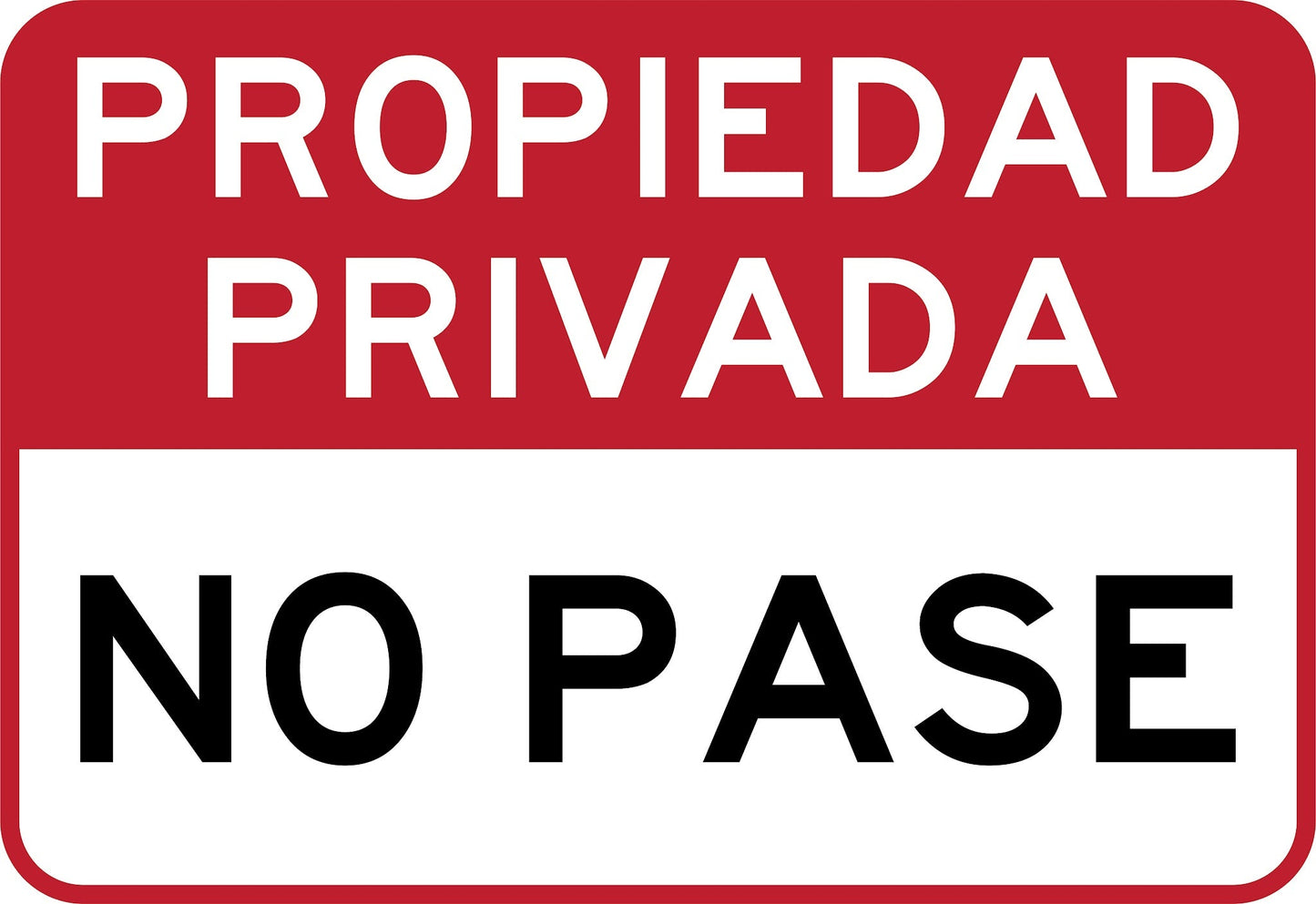 Propiedad Privada No Pase C Simbologic