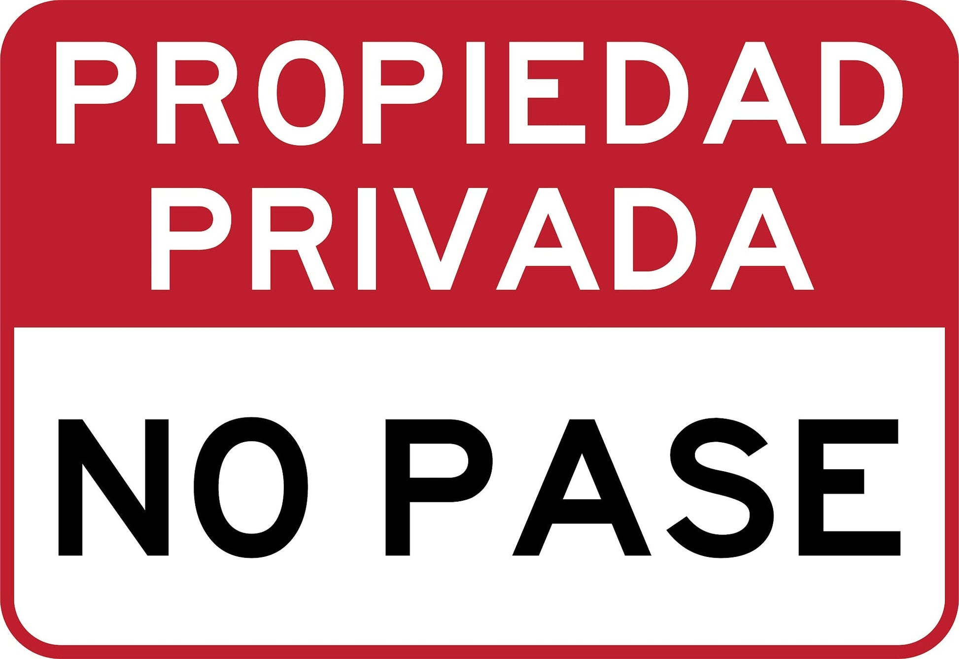 Propiedad Privada No Pase C Simbologic