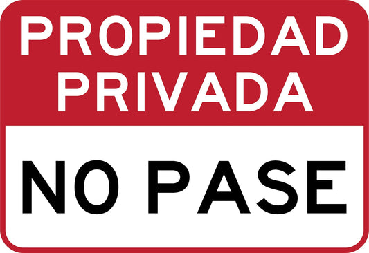 Propiedad Privada No Pase C Simbologic