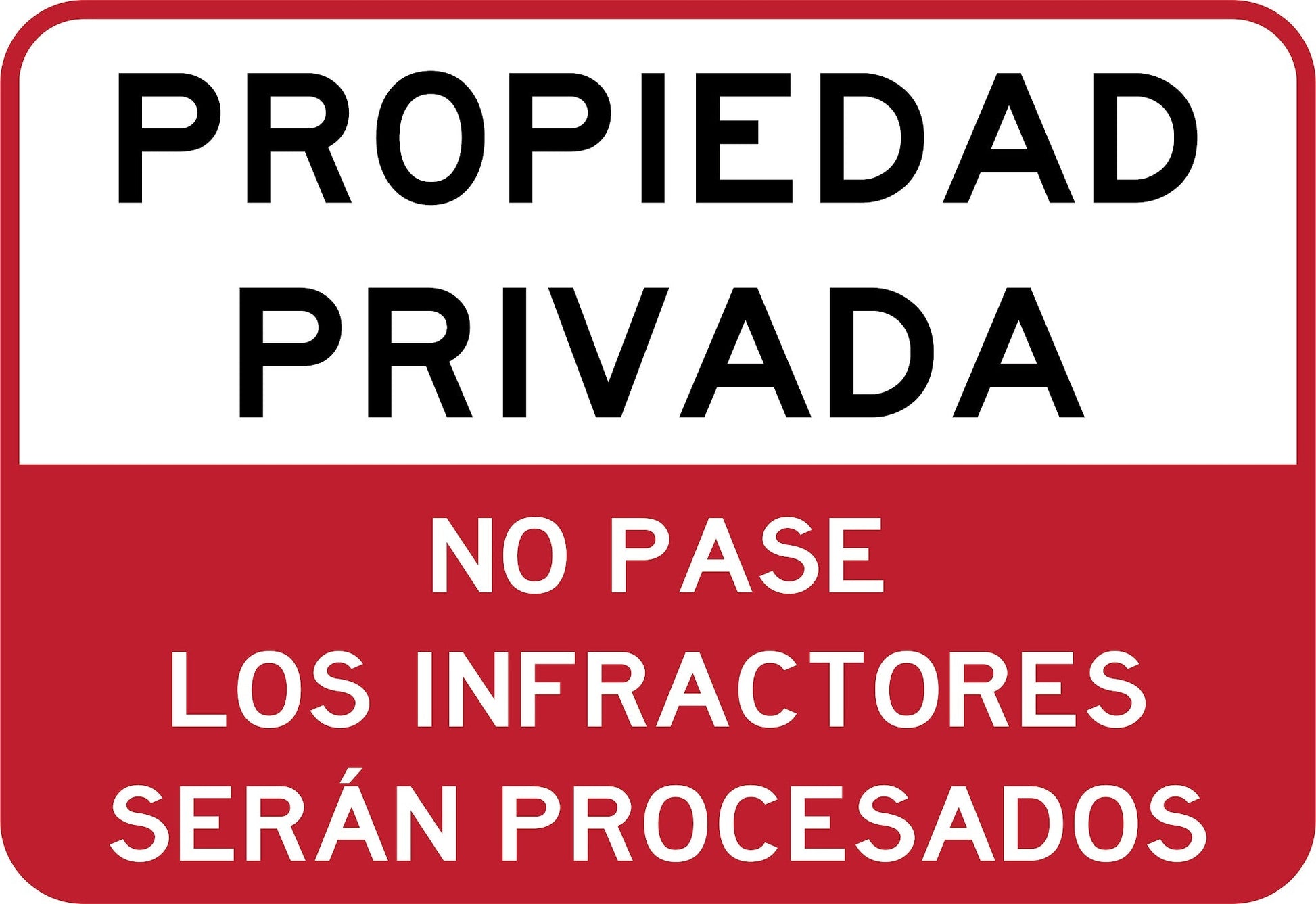 Propiedad Privada No Pase 2 Simbologic