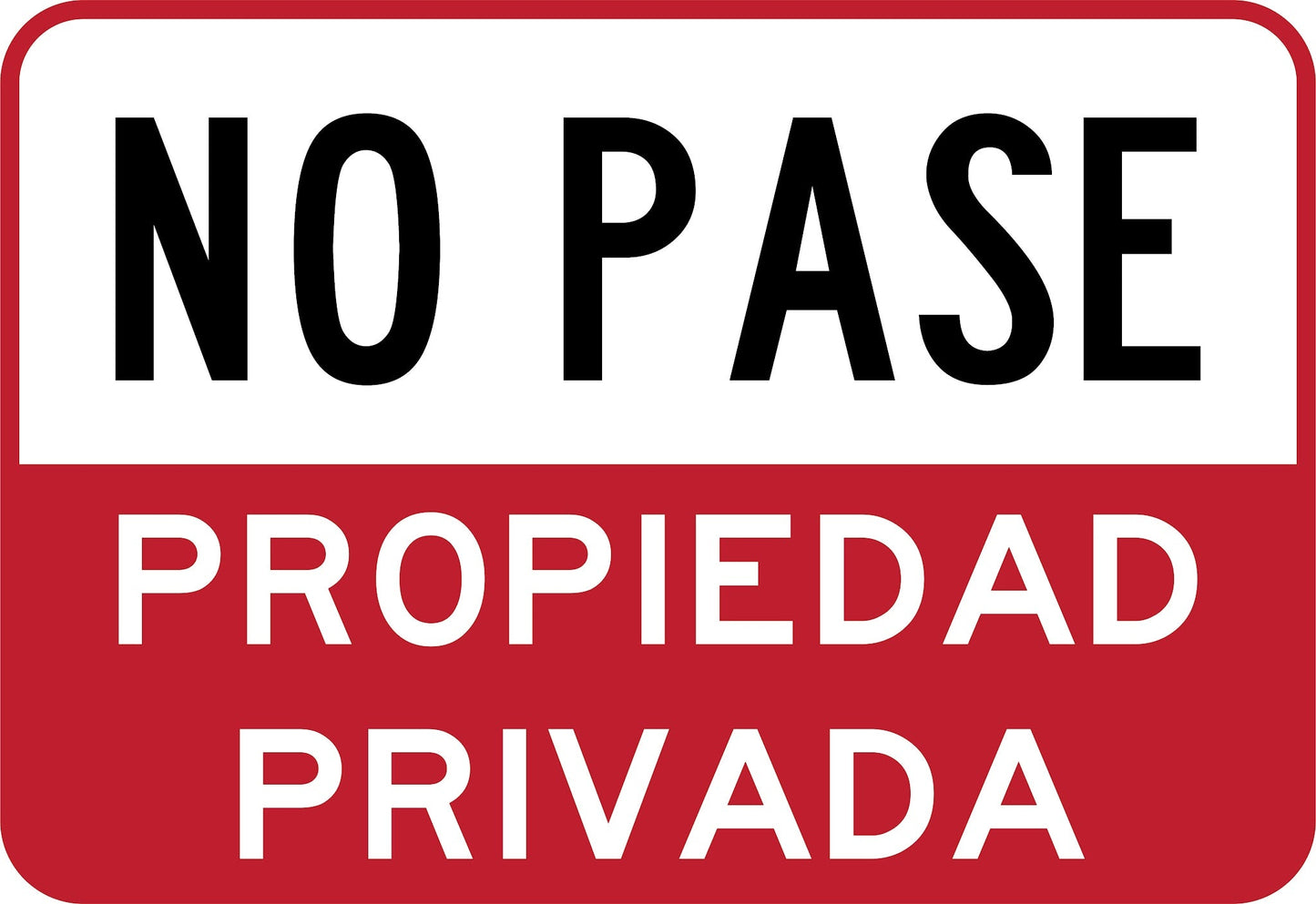 No Pase Propiedad Privada Simbologic