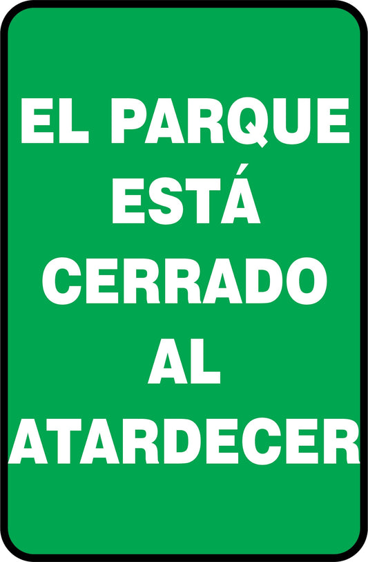 EL PARQUE ESTA CERRADO Simbologic