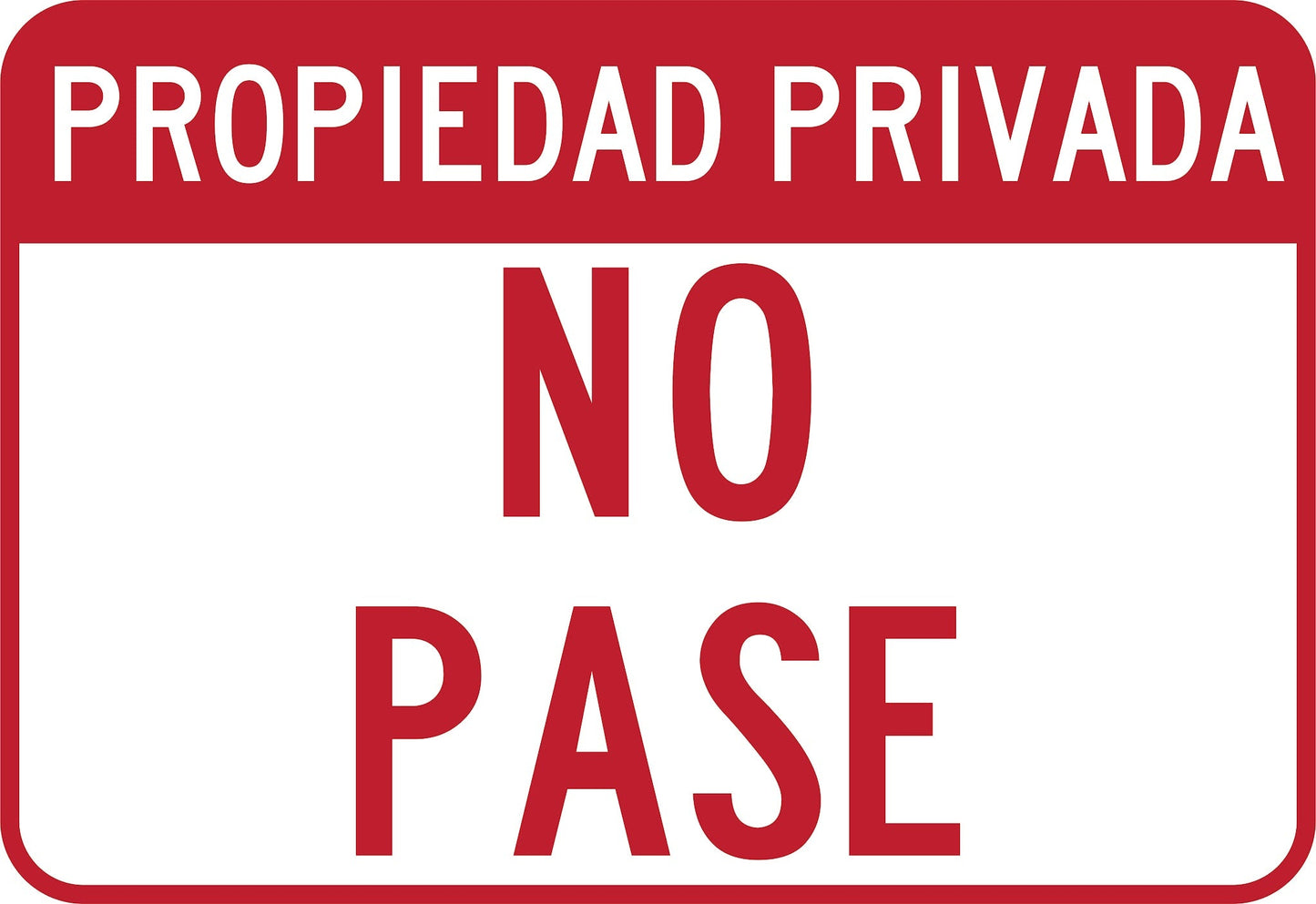 Propiedad Privada No Pase E Simbologic