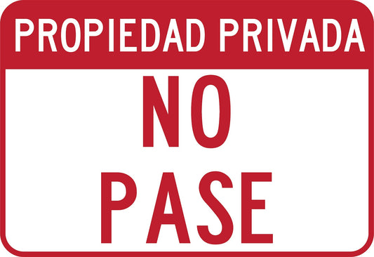 Propiedad Privada No Pase E Simbologic
