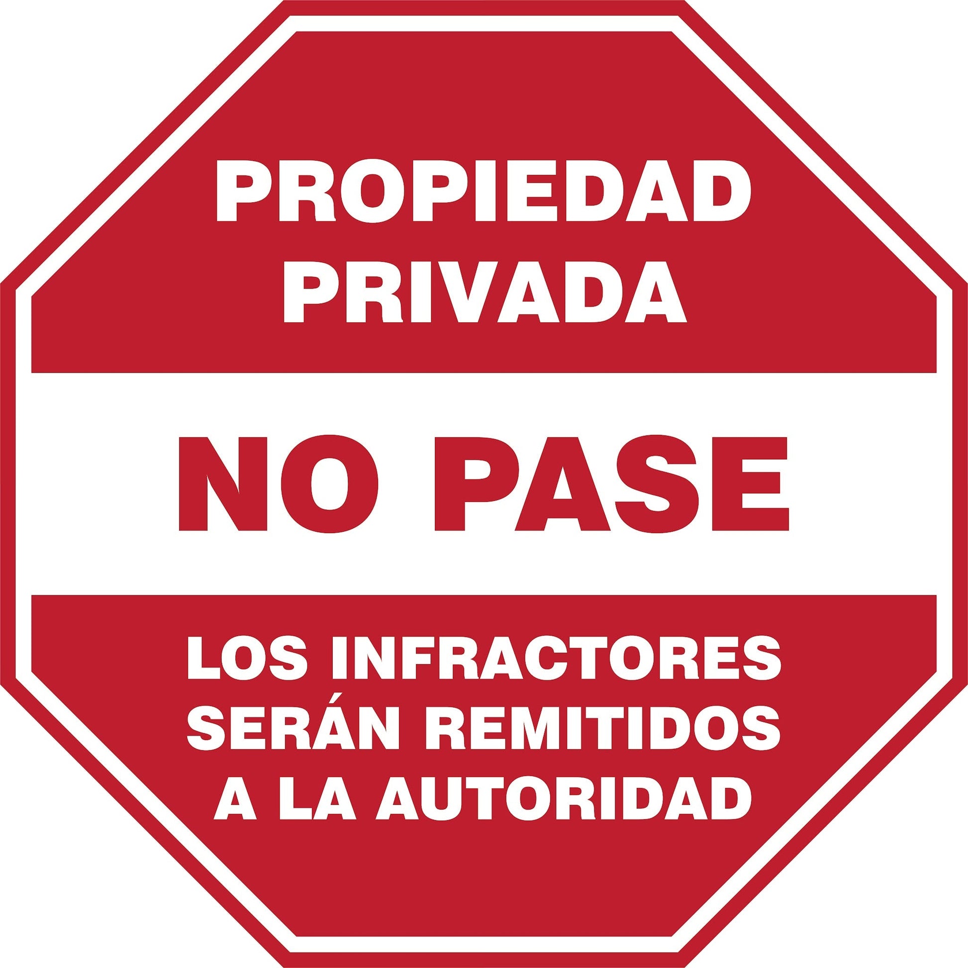 Propiedad Privada No Pase D Simbologic