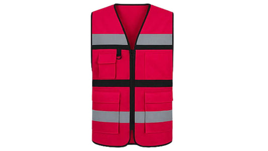 Chaleco Brigadista Rosa Reflectante Alta Visibilidad – EPP Simbologic