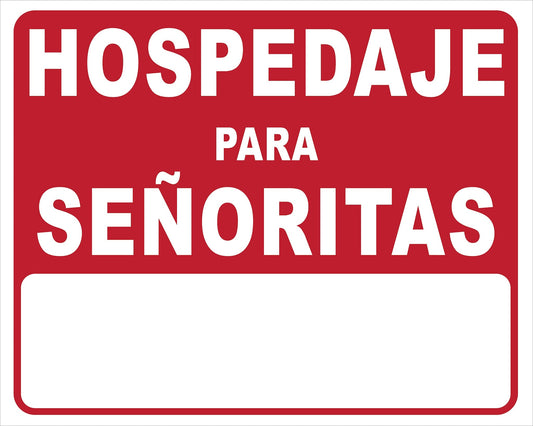 HOSPEDAJE PARA SEÑORITAS Simbologic