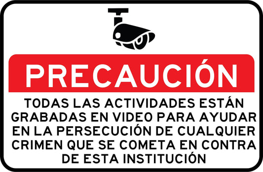 Precaucion Todas Las Actividades Estan Grabadas Simbologic