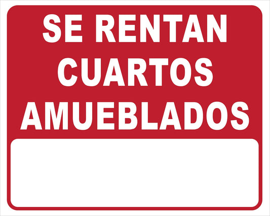 SE RENTAN CUARTOS AMUEBLADOS Simbologic