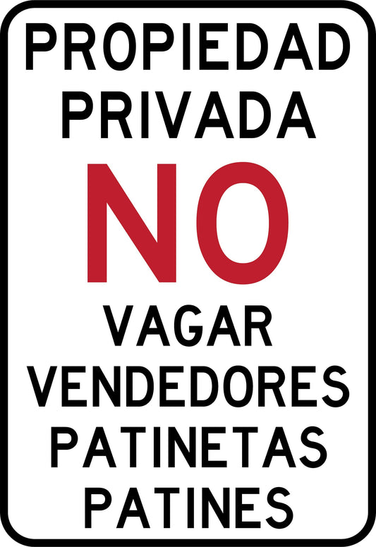 Propiedad Privada No Vendedores 3 Simbologic
