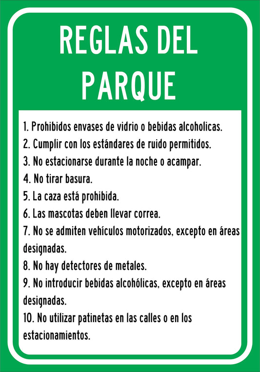 REGLAS DEL PARQUE 2 Simbologic