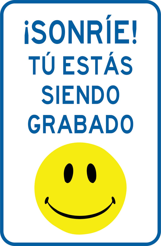 Sonrie Tu Estas Siendo Grabado Simbologic