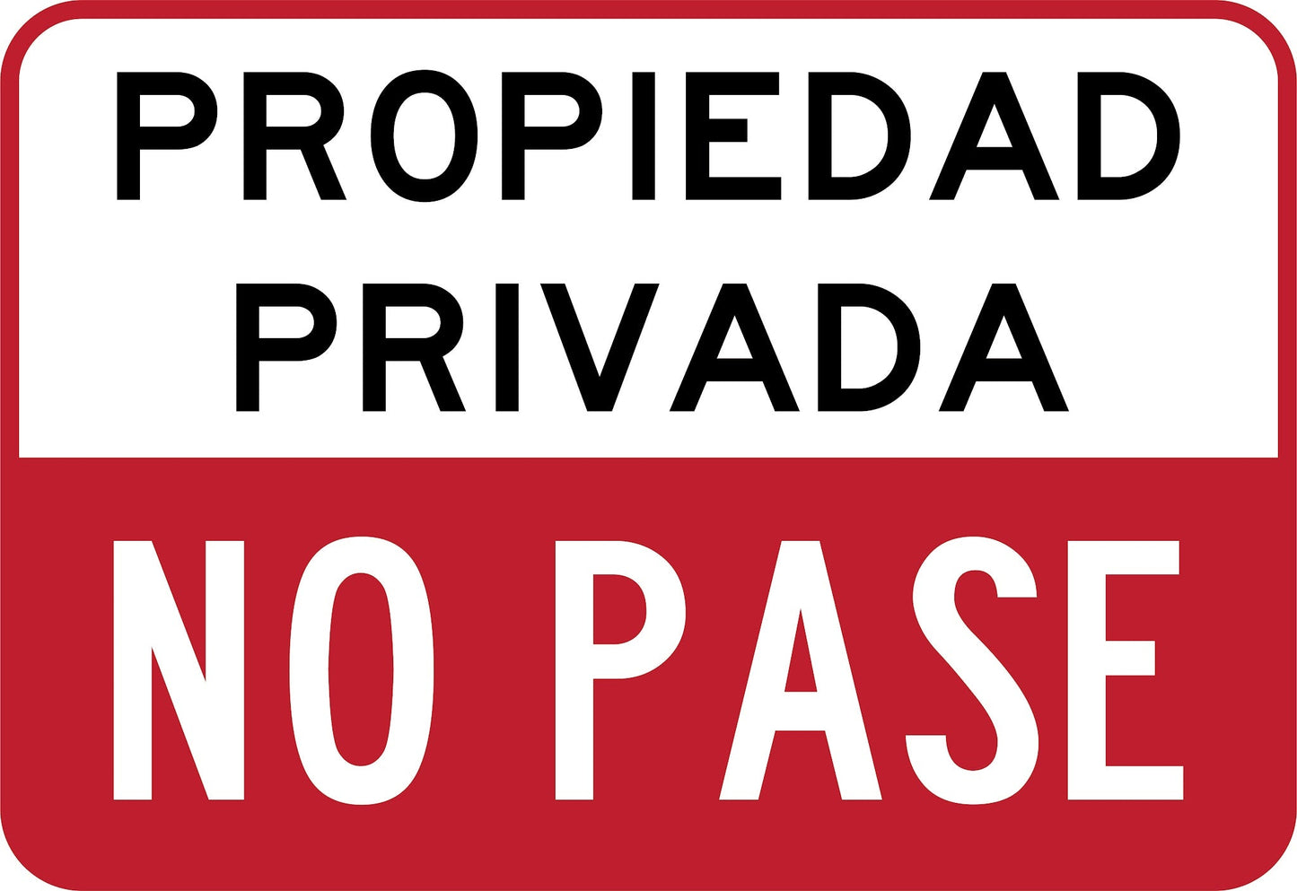 Propiedad Privada No Pase Simbologic