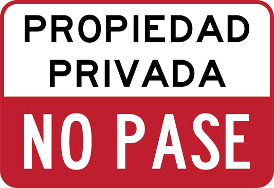 Propiedad Privada No Pase Simbologic