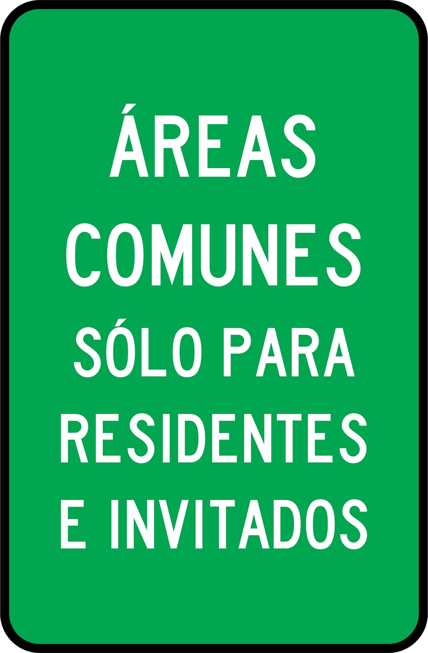ÁREAS COMUNES SOLO PARA RESIDENTES Simbologic