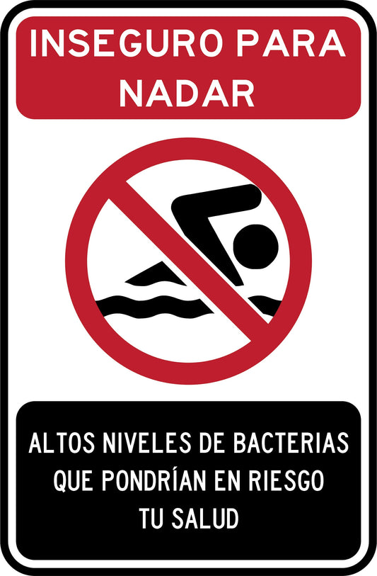 INSEGURO PARA NADAR Simbologic