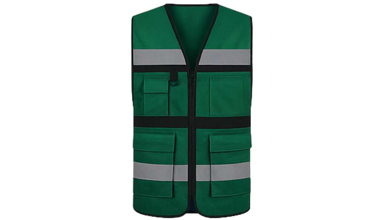 Chaleco Brigadista Verde Bandera Reflectante Alta Visibilidad – EPP Simbologic