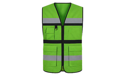 Chaleco Brigadista Verde Manzana Reflectante Alta Visibilidad – EPP Simbologic