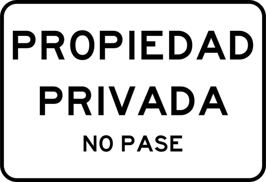 Propiedad Privada No Pase 5 Simbologic