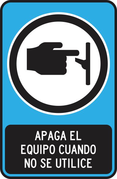 Apaga El Equipo Cuando No Se Utilice Simbologic