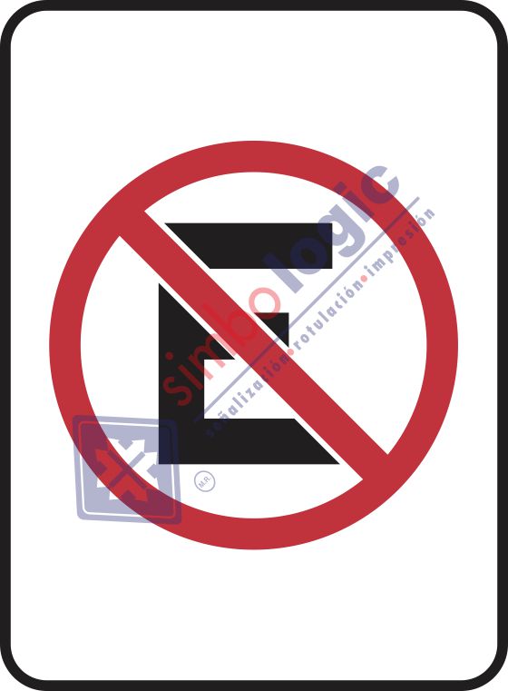 No Estacionarse Simbologic