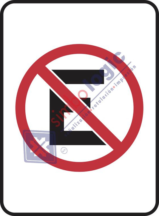 No Estacionarse Simbologic