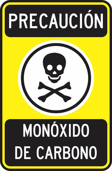 Precaucion Monóxido De Carbono Simbologic