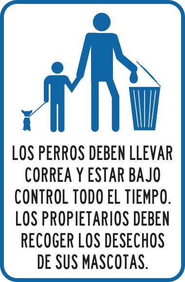 Los Perros Deben Llevar Correa Y Estar Bajo Control Todo El Tiempo Simbologic