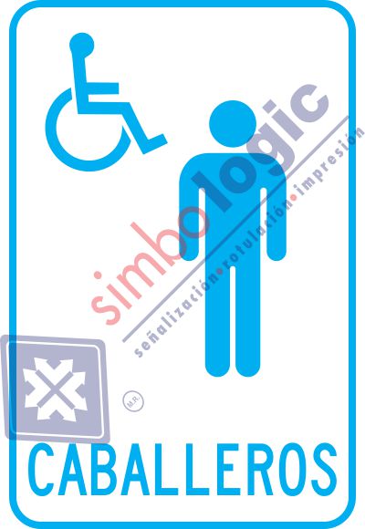 Sanitarios Caballeros, Discapacitados Simbologic
