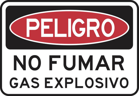 NO FUMAR GAS EXPLOSIVO Simbologic