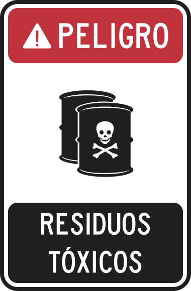 Peligro Residuos Tóxicos Simbologic