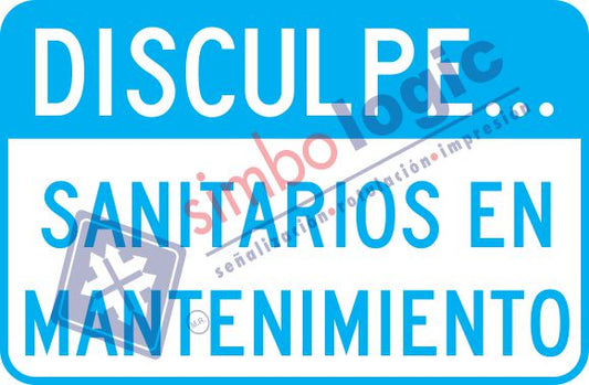 Disculpe, Sanitarios En Mantenimiento Simbologic