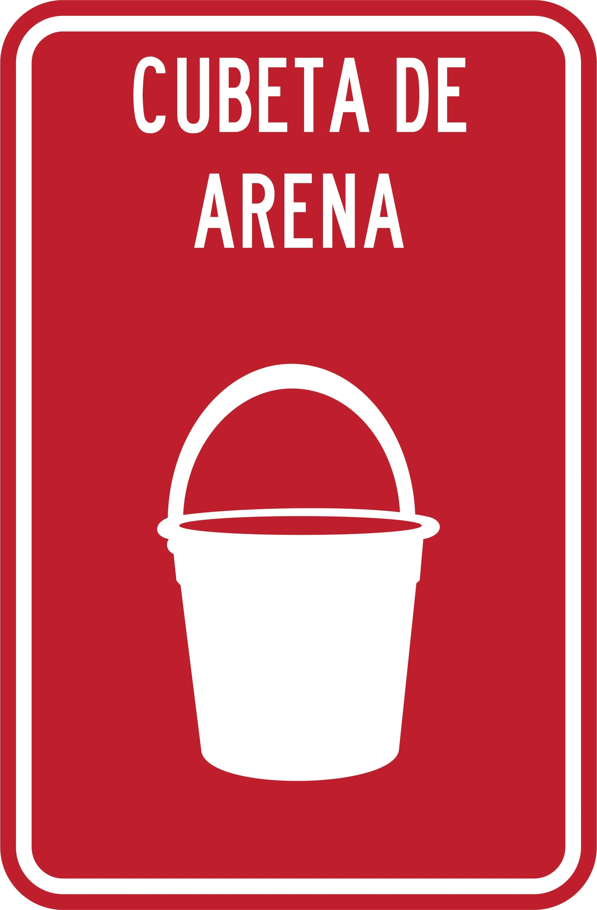 CUBETA ARENA Simbologic