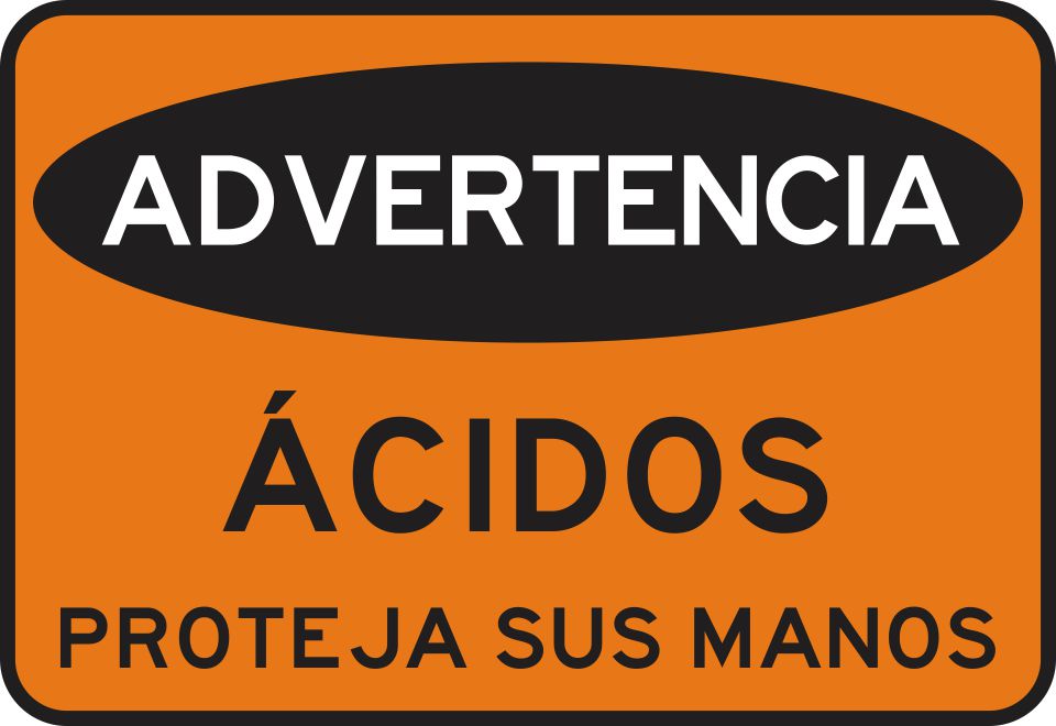 Ácidos Proteja Sus Manos Simbologic