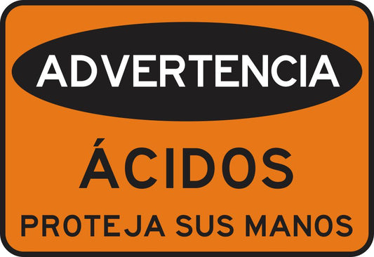 Ácidos Proteja Sus Manos Simbologic