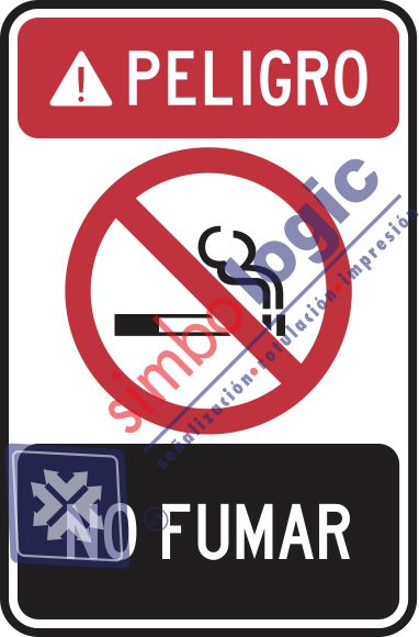 Peligro No Fumar Simbologic