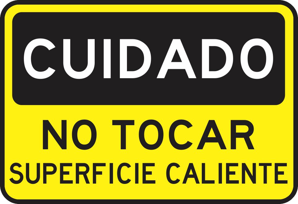 No Tocar Superficie Caliente Simbologic