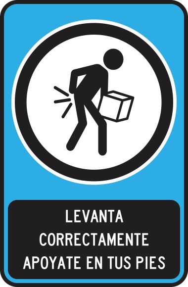 Levanta Correctamente Apoyate En Tus Pies Simbologic